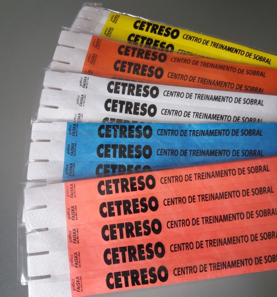 Pulseira de Identificação Tyvek