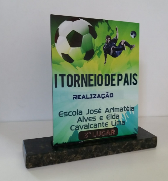 Troféu em Acrílico 20x10 cm
