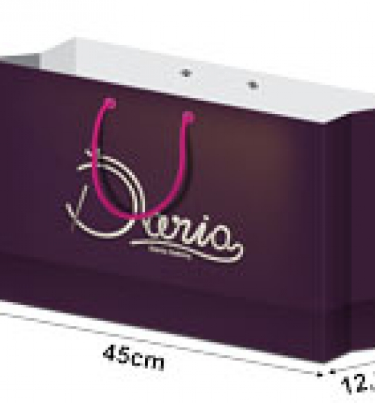 Sacola Papel 31x45x12cm Grande Horizontal.