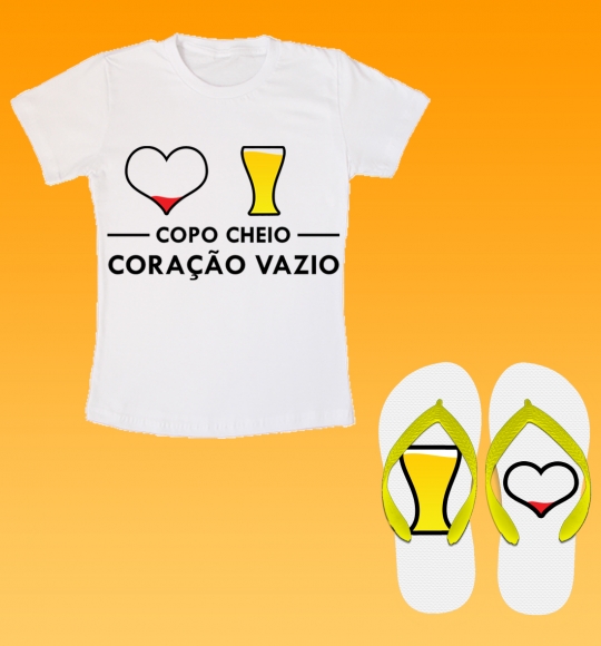 COMBO - 1 Camisa 1 Chinelo