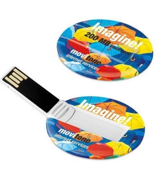 Pen Card 8gb Redondo 45x45mm 8gb