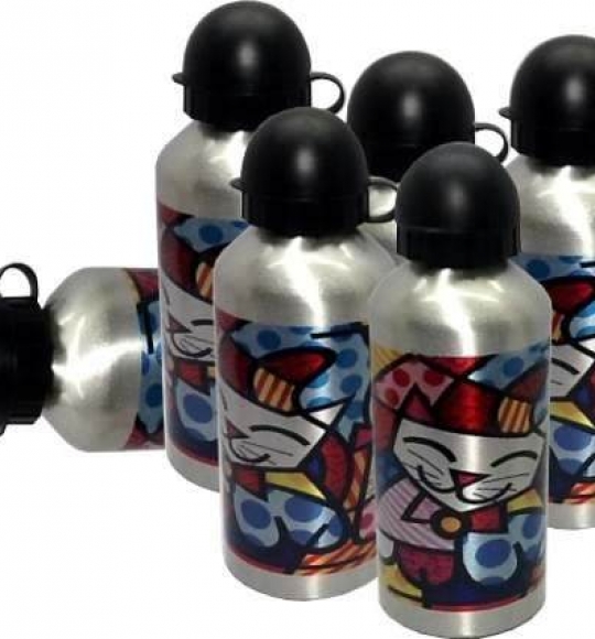 Squeeze Metal Com Mosquetão 500ml