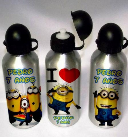 Squeeze Metal Com Mosquetão 500ml