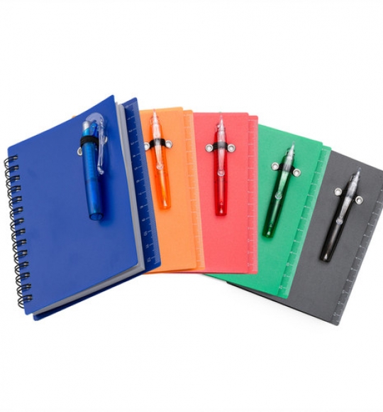 Mini Caderno com Post-IT e Caneta