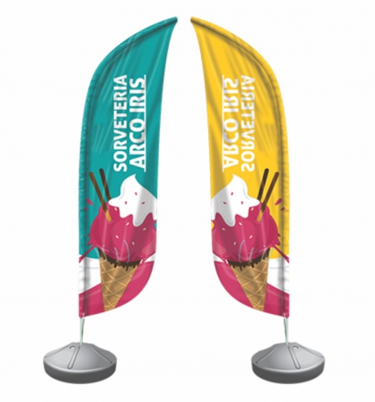 Wind Banner Kit Completo