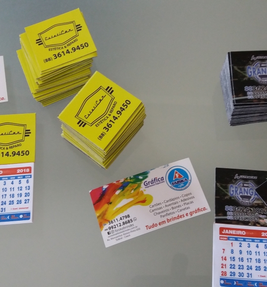 Ima de Geladeira com Calendário