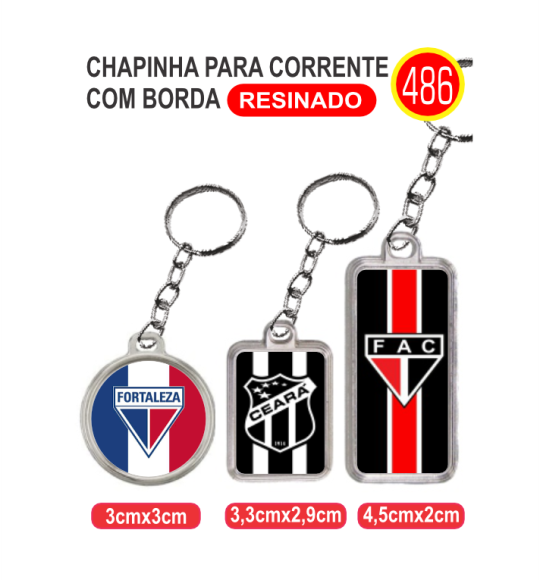 Chaveiro Chapinha com Borda