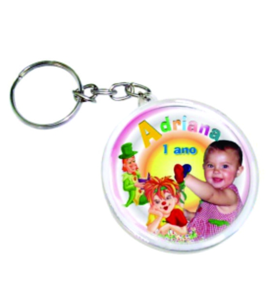 CHAVEIRO PORTA FOTO CORAÇÃO