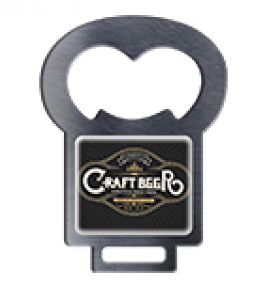 Chaveiro Abridor Chapinha Metal Resinado