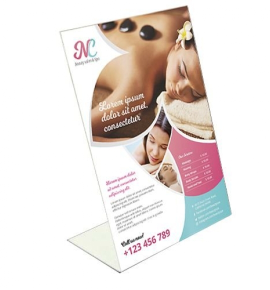 Display  PVC Mesa 20x30cm 
