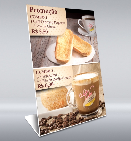 Display  PVC Mesa 20x30cm 