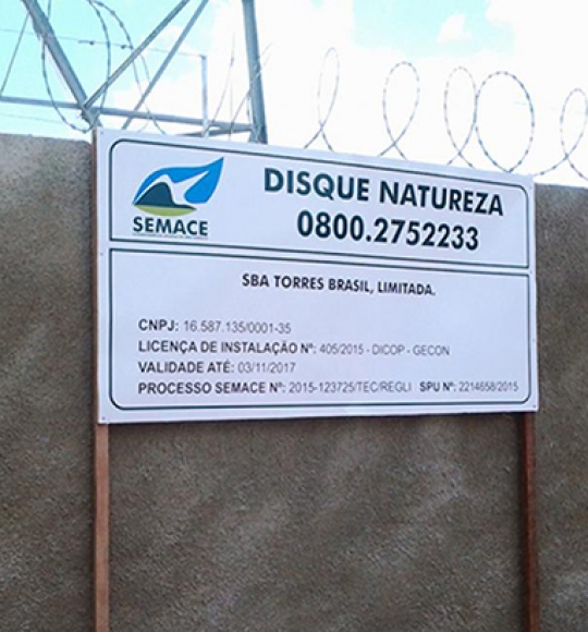 Placa Semace 200x100 cm