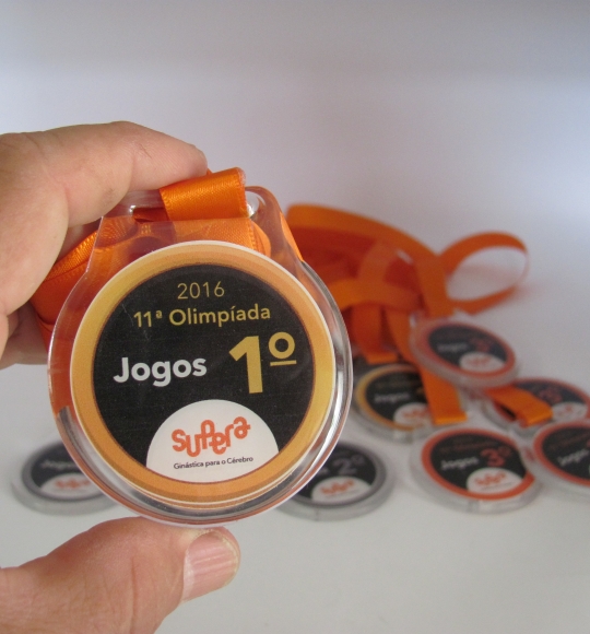 Medalha Acrilico Redonda 60mm